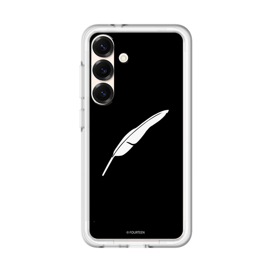 スリムプロテクションプレミアムケース［ フォーティーン - 羽ロゴ - ブラック ］