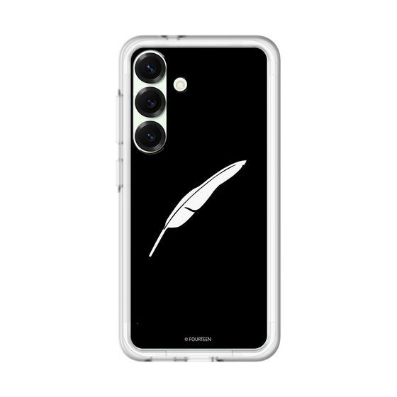 スリムプロテクションプレミアムケース［ フォーティーン - 羽ロゴ - ブラック ］