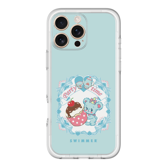 スリムプロテクションプレミアムケース［ SWIMMER - パーティー - ハグリー ］