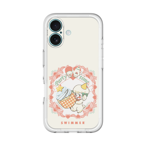 スリムプロテクションプレミアムケース［ SWIMMER - パーティー - ラッフィー ］