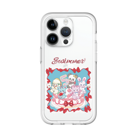 スリムプロテクションプレミアムケース［ SWIMMER - ケーキ ］