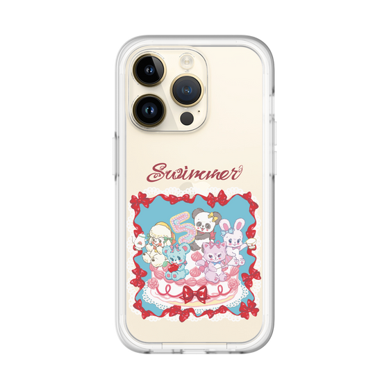 スリムプロテクションプレミアムケース［ SWIMMER - ケーキ ］