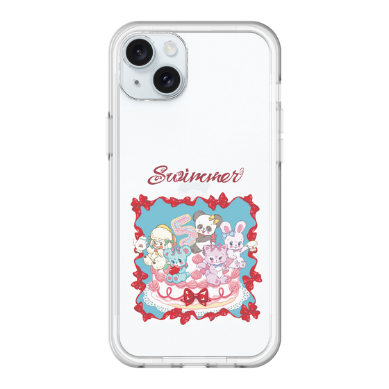 スリムプロテクションプレミアムケース［ SWIMMER - ケーキ ］