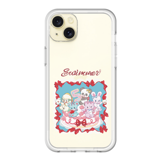 スリムプロテクションプレミアムケース［ SWIMMER - ケーキ ］