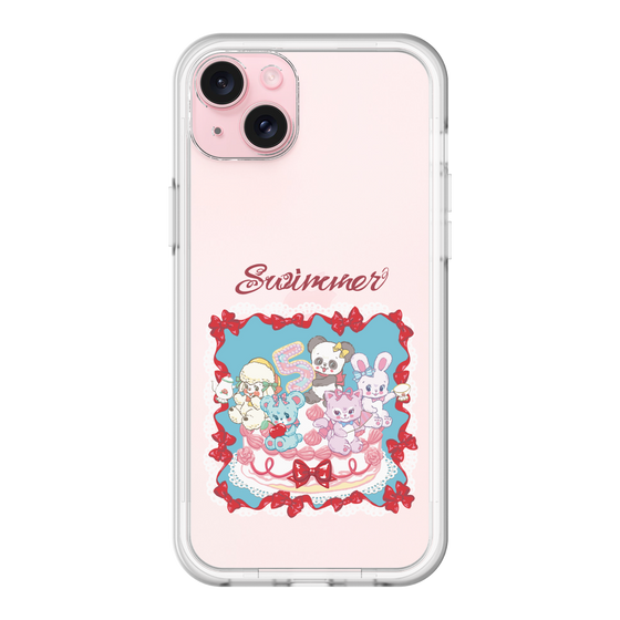 スリムプロテクションプレミアムケース［ SWIMMER - ケーキ ］