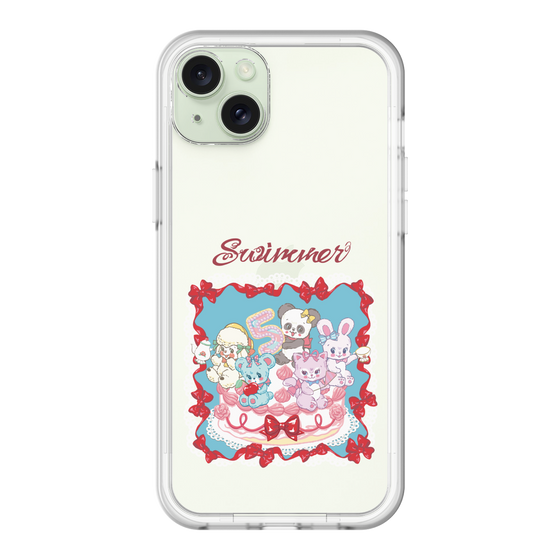 スリムプロテクションプレミアムケース［ SWIMMER - ケーキ ］