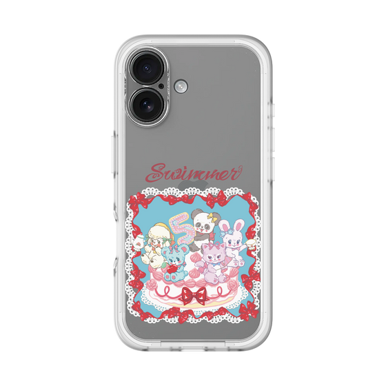 スリムプロテクションプレミアムケース［ SWIMMER - ケーキ ］