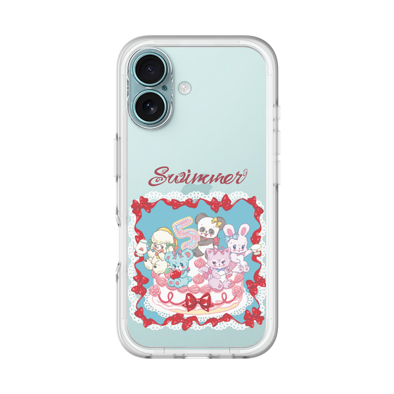 スリムプロテクションプレミアムケース［ SWIMMER - ケーキ ］