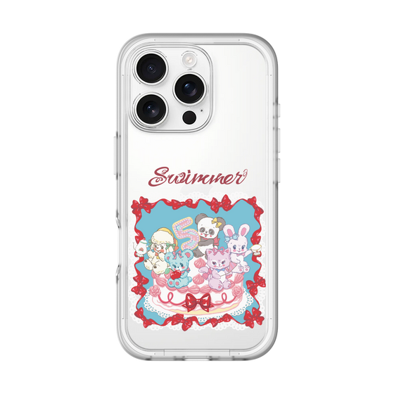 スリムプロテクションプレミアムケース［ SWIMMER - ケーキ ］