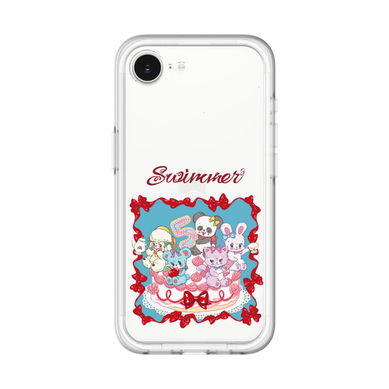 スリムプロテクションプレミアムケース［ SWIMMER - ケーキ ］