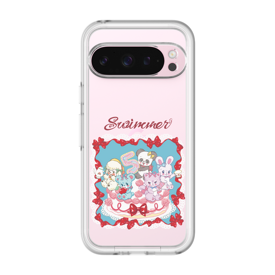 スリムプロテクションプレミアムケース［ SWIMMER - ケーキ ］