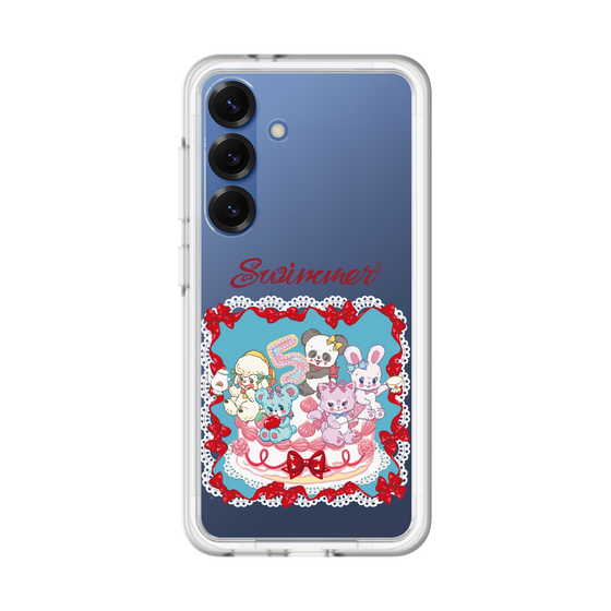 スリムプロテクションプレミアムケース［ SWIMMER - ケーキ ］