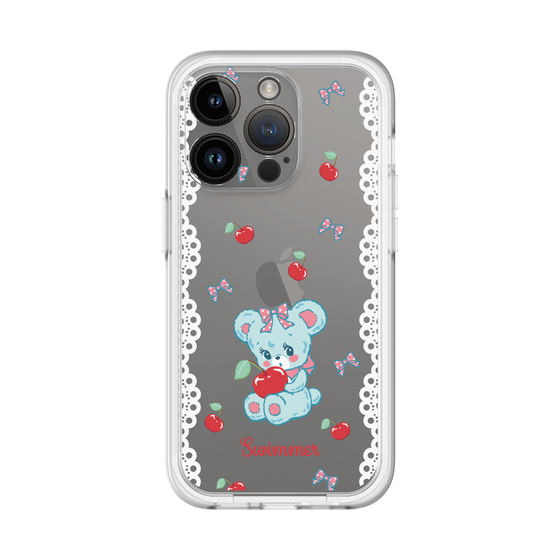 スリムプロテクションプレミアムケース［ SWIMMER - チェリー - ハグリー ］