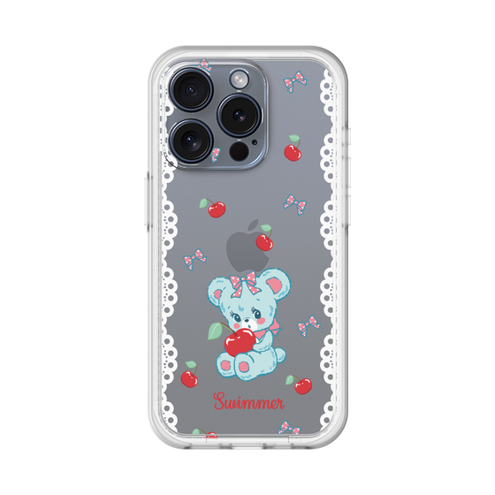 スリムプロテクションプレミアムケース［ SWIMMER - チェリー - ハグリー ］