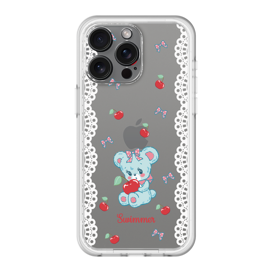 スリムプロテクションプレミアムケース［ SWIMMER - チェリー - ハグリー ］