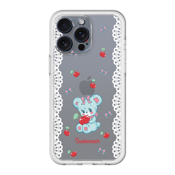 スリムプロテクションプレミアムケース［ SWIMMER - チェリー - ハグリー ］