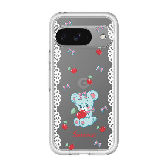 スリムプロテクションプレミアムケース［ SWIMMER - チェリー - ハグリー ］