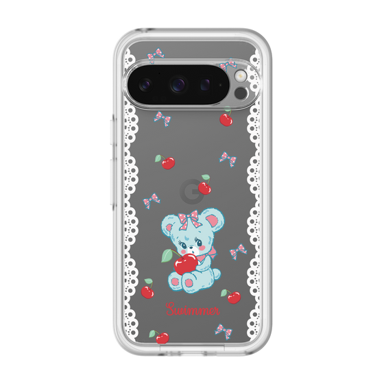 スリムプロテクションプレミアムケース［ SWIMMER - チェリー - ハグリー ］