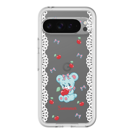 スリムプロテクションプレミアムケース［ SWIMMER - チェリー - ハグリー ］