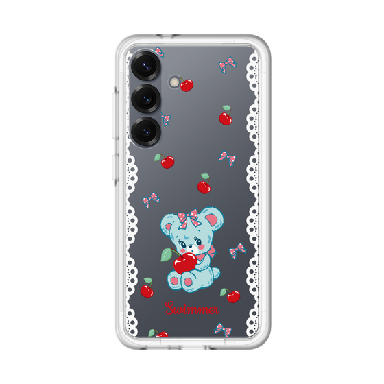 スリムプロテクションプレミアムケース［ SWIMMER - チェリー - ハグリー ］