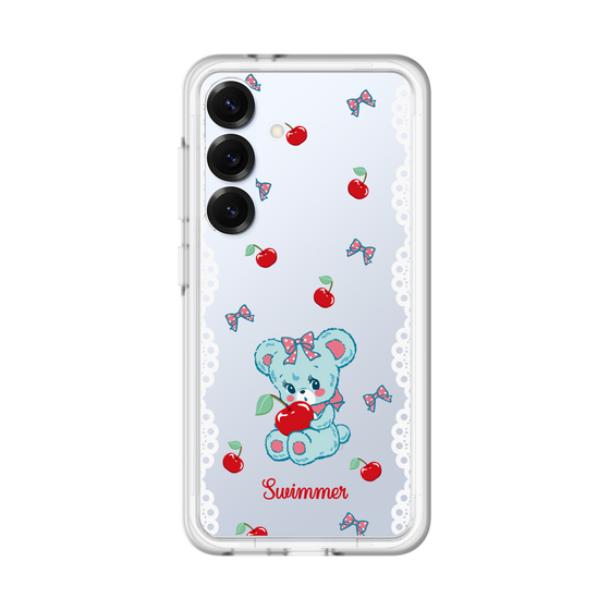 スリムプロテクションプレミアムケース［ SWIMMER - チェリー - ハグリー ］