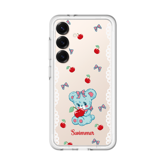 スリムプロテクションプレミアムケース［ SWIMMER - チェリー - ハグリー ］