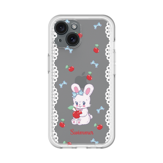 スリムプロテクションプレミアムケース［ SWIMMER - チェリー - リバニー ］