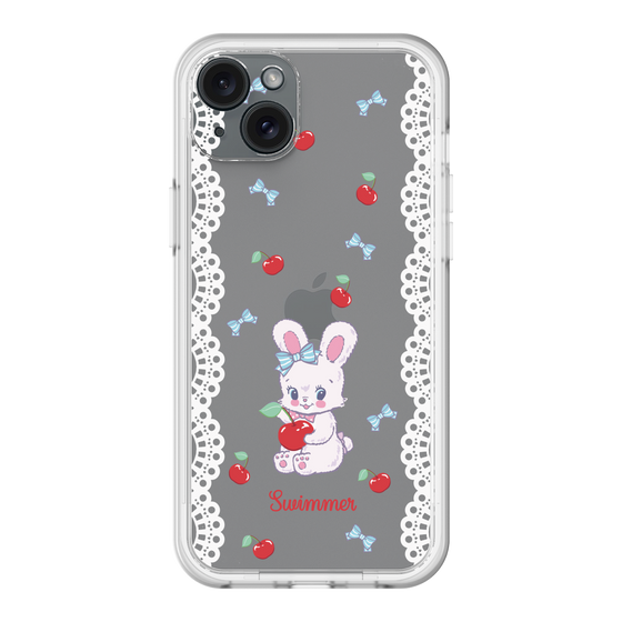 スリムプロテクションプレミアムケース［ SWIMMER - チェリー - リバニー ］