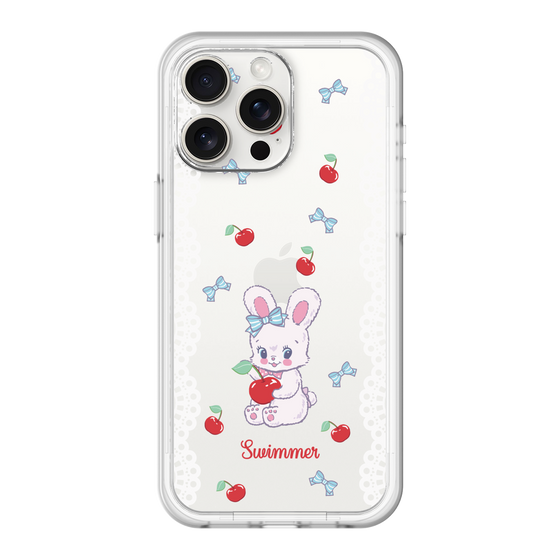 スリムプロテクションプレミアムケース［ SWIMMER - チェリー - リバニー ］