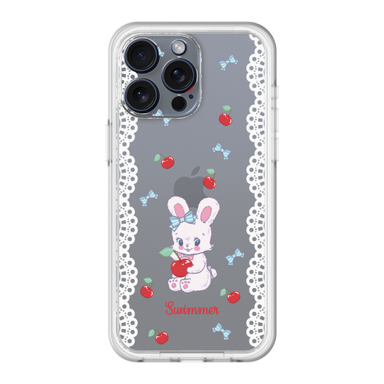 スリムプロテクションプレミアムケース［ SWIMMER - チェリー - リバニー ］