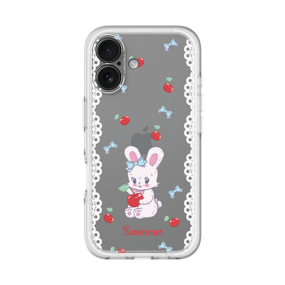 スリムプロテクションプレミアムケース［ SWIMMER - チェリー - リバニー ］