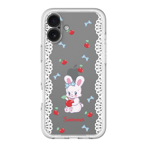 スリムプロテクションプレミアムケース［ SWIMMER - チェリー - リバニー ］