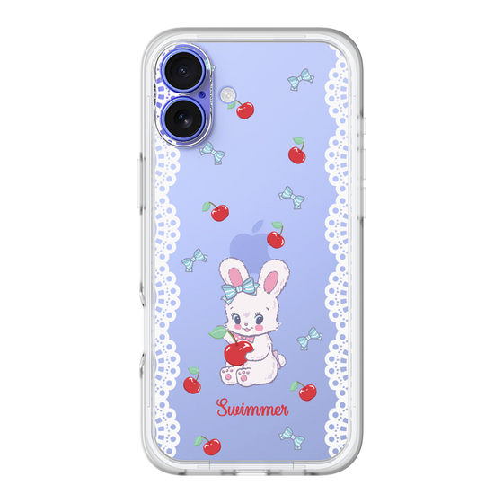 スリムプロテクションプレミアムケース［ SWIMMER - チェリー - リバニー ］