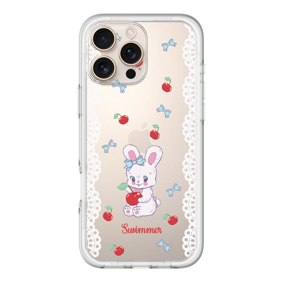 スリムプロテクションプレミアムケース［ SWIMMER - チェリー - リバニー ］