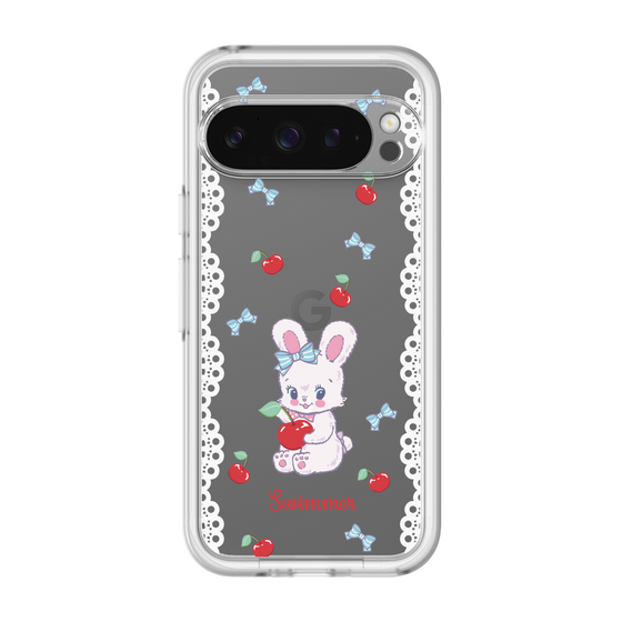 スリムプロテクションプレミアムケース［ SWIMMER - チェリー - リバニー ］