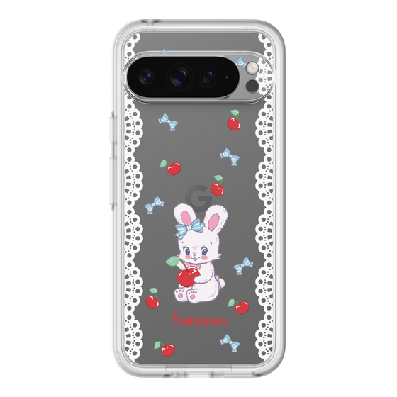 スリムプロテクションプレミアムケース［ SWIMMER - チェリー - リバニー ］