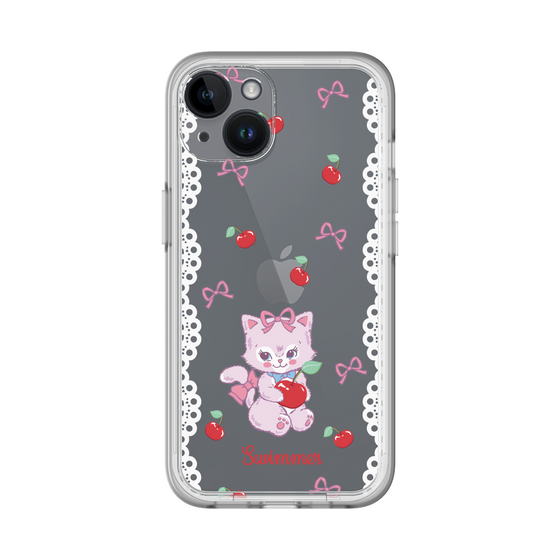 スリムプロテクションプレミアムケース［ SWIMMER - チェリー - キャミー ］