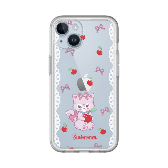 スリムプロテクションプレミアムケース［ SWIMMER - チェリー - キャミー ］