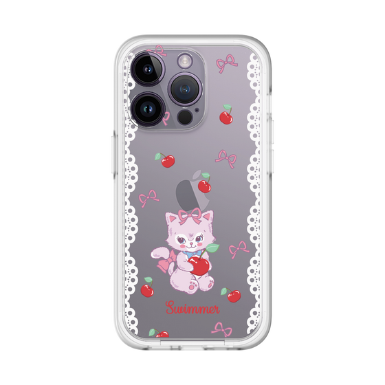 スリムプロテクションプレミアムケース［ SWIMMER - チェリー - キャミー ］