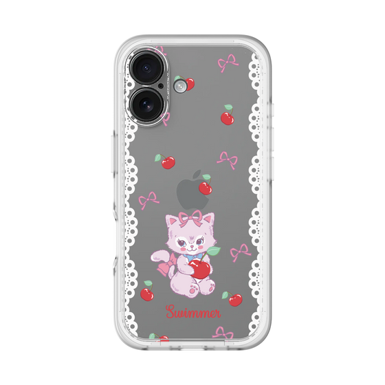 スリムプロテクションプレミアムケース［ SWIMMER - チェリー - キャミー ］