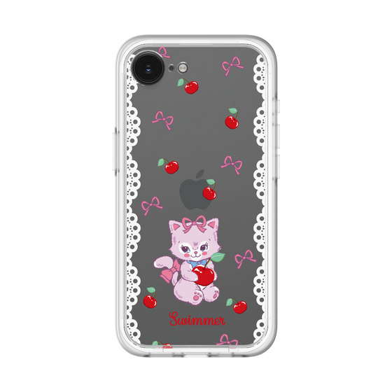 スリムプロテクションプレミアムケース［ SWIMMER - チェリー - キャミー ］