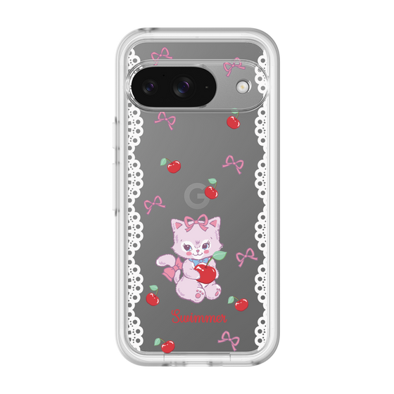 スリムプロテクションプレミアムケース［ SWIMMER - チェリー - キャミー ］