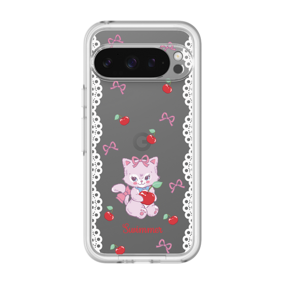 スリムプロテクションプレミアムケース［ SWIMMER - チェリー - キャミー ］