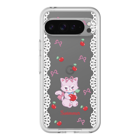 スリムプロテクションプレミアムケース［ SWIMMER - チェリー - キャミー ］