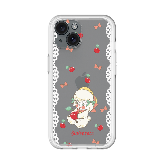 スリムプロテクションプレミアムケース［ SWIMMER - チェリー - ラッフィー ］