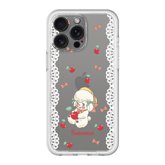 スリムプロテクションプレミアムケース［ SWIMMER - チェリー - ラッフィー ］