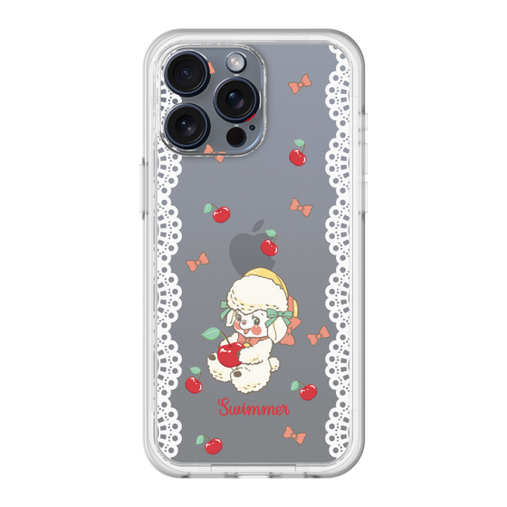 スリムプロテクションプレミアムケース［ SWIMMER - チェリー - ラッフィー ］
