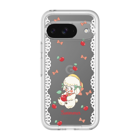 スリムプロテクションプレミアムケース［ SWIMMER - チェリー - ラッフィー ］