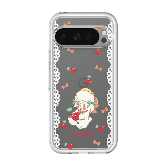 スリムプロテクションプレミアムケース［ SWIMMER - チェリー - ラッフィー ］