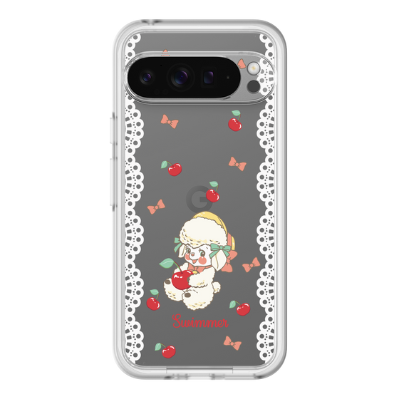 スリムプロテクションプレミアムケース［ SWIMMER - チェリー - ラッフィー ］